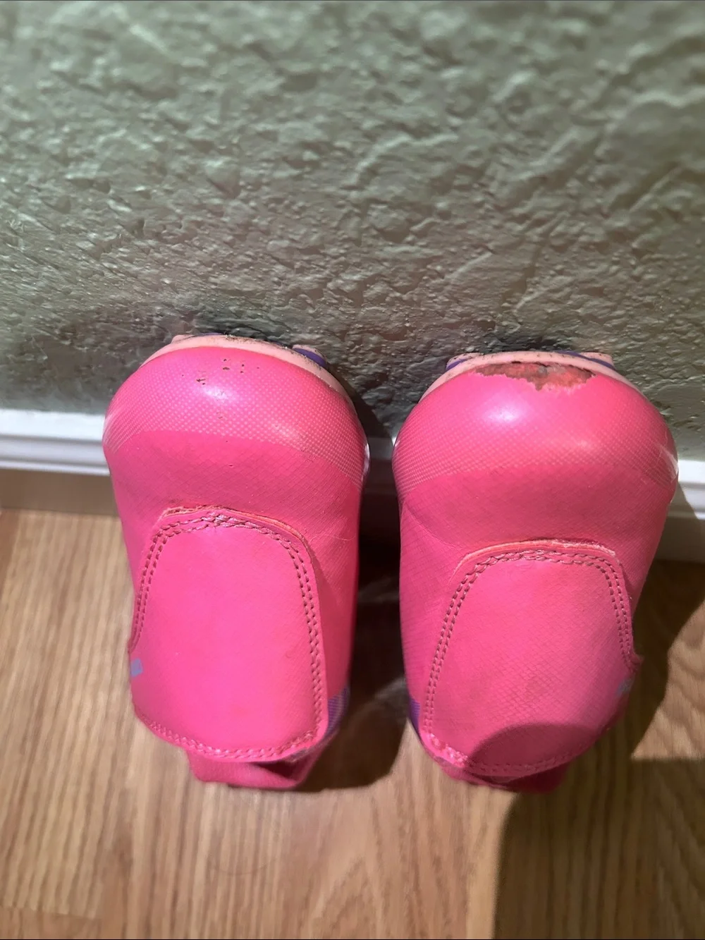 Carter's Pink and Purple Kids Soccer Cleats - Slip-On Sneakers